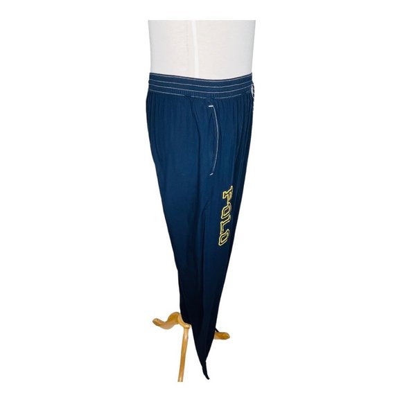 Polo Ralph Lauren Logo Track Pants Blue and Yellow Size L EUC - Picture 4 of 9
